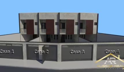 Sobrados em Construção, 3 Dormitórios, 2 Vagas no Bela Vista em Osasco.