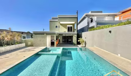 Linda Casa! 3 dorms/1ste, gourmet e linda piscina aquecida!