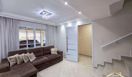 Sobrado 3 Quartos e 2 Vagas no Cidade das Flores, excelente acabamento.