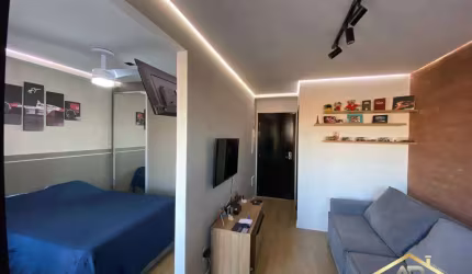 Studio à venda com 36m², 1 quarto, 2 banheiros e 1 vaga.
