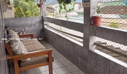 Casa Sobreposta para Venda em Guarujá, Jardim Progresso (Vicente de Carvalho), 2 dormitórios, 1 banheiro