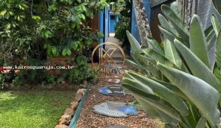 Casa para Venda em Guarujá, Balneário Praia do Pernambuco, 3 dormitórios, 1 suíte, 3 banheiros, 3 vagas