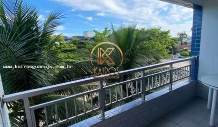 Apartamento para Venda em Guarujá, JARDIM VIRGINIA, 2 dormitórios, 2 suítes, 3 banheiros, 1 vaga