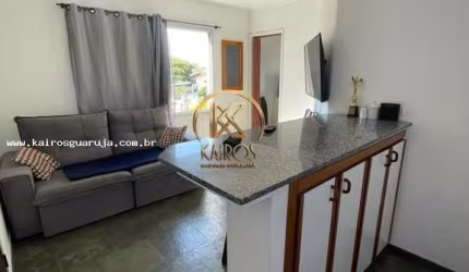 Apartamento para Venda em Guarujá, JARDIM LAS PALMAS, 1 dormitório, 1 banheiro, 1 vaga