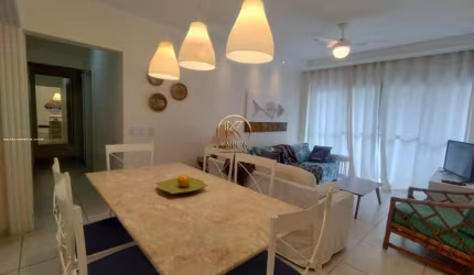 Apartamento para Locação em Guarujá, Loteamento João Batista Julião, 3 dormitórios, 2 banheiros, 1 vaga