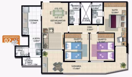 Apartamento em Bento Ferreira - Vitória ES