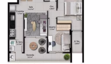 Apartamento em Jardim Camburi - Vitória ES
