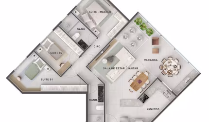 Apartamento em Jardim da Penha - Vitória ES