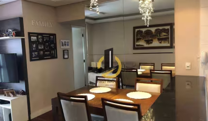 Apartamento à venda no Condomínio Terraço Ipiranga - 78m² - 3 dormitórios (1 suíte) - cozinha americana - varanda envidraçada - 2 vagas