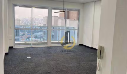 Sala comercial para locação no Condomínio Helbor Trilogy Home &amp; Office - 75,89m² - 2 banheiros - sacada - 2 vagas - em São Bernardo do Campo