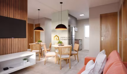 Village Lar Dallas - Casa em condomínio fechado 48 m² com entrada parcelada em até 60x