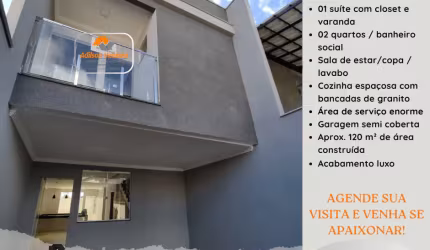LINDO DUPLEX A VENDA NO BAIRRO FLORESTA EM GV