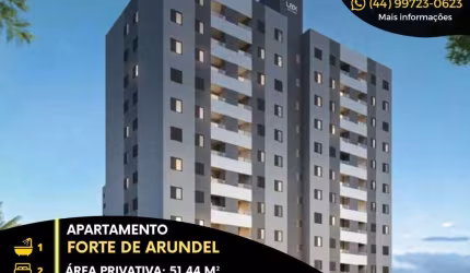 Apartamento com 2 quartos à venda na Rua Zygmunt Krosnowski, 172, Parque Industrial I, Maringá, 51 m2 por R$ 328.000