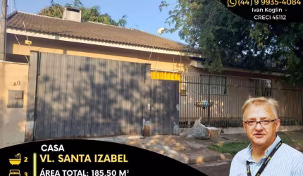 Casa com 3 quartos à venda na Rua Manoel Tavares, 34, Vila Santa Izabel, Maringá, 115 m2 por R$ 500.000