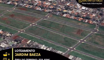 TERRENO À VENDA NO LOTEAMENTO JARDIM BAEZA EM MARINGÁ-PR!
