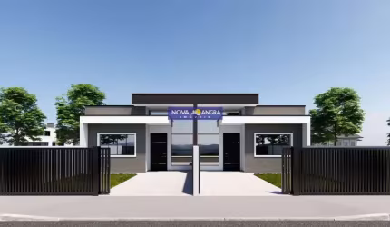 Residencia em alvenaria com piscina