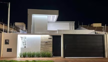 Casa para Venda em Campo Grande, Jardim das Nações, 3 dormitórios, 1 suíte, 2 banheiros, 2 vagas