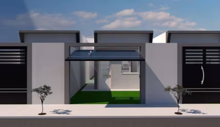 Casa para Venda em Campo Grande, Jardim Aeroporto, 2 dormitórios, 1 banheiro, 1 vaga
