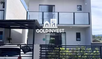 Casa com 3 quartos, sendo 1 suíte e 2 demi-suítes localizada na Guabiruba