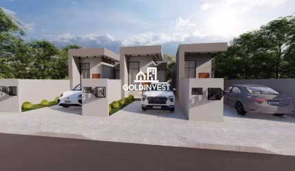 Linda casa com dois quartos no bairro São Pedro