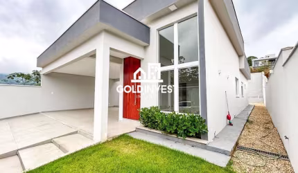 Casa térrea moderna com 3 quartos (1 suíte) com amplo terreno no bairro Primeiro de Maio