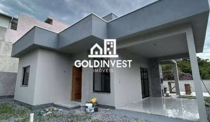 Casa Moderna com 3 quartos (1 suíte) na Guabiruba com negociação facilitada