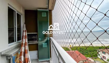 Apartamento em condomínio frente mar com lazer completo