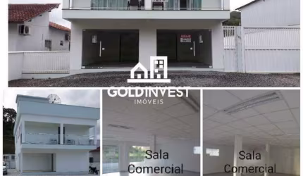 Imóvel disponível para venda, bem localizado no centro de Guabiruba, com rua pavimentada na frente e no fundo do terreno mais sala comercial .