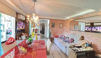 Aaprtamento semi mobiliado com 2 quartos (1 suíte) no bairro São Luiz