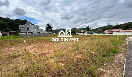 Terreno plano e documentado no bairro Guabiruba Sul