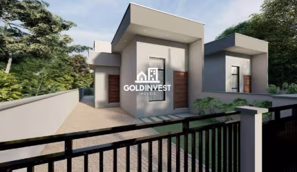 Casa passagem lateral com 2 quartos no bairro Lageado Baixo (Entrega setembro 2025)