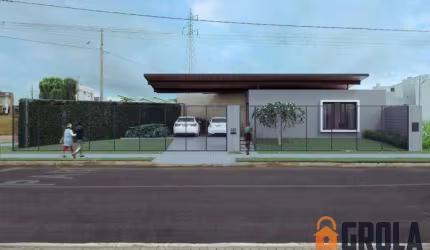 Casa para Venda em Campo Mourão, Jardim Flora, 3 dormitórios, 3 suítes, 1 banheiro, 2 vagas