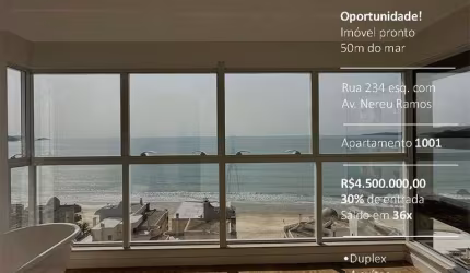 Apartamento para Venda em Itapema, Meia Praia, 4 dormitórios, 4 suítes, 5 banheiros, 3 vagas