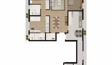 Aparecida de frente 2 suites , sala 3 ambientes com varanda mobiliavel , 2 garagens e lazer