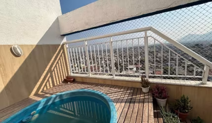Cobertura com 3 quartos à venda na Estrada Doutor Manuel Reis, Centro, Nilópolis, 90 m2 por R$ 390.000