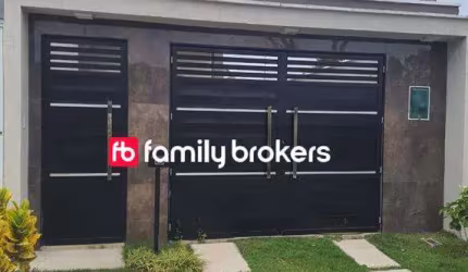 LINDA CASA DE 3 AMPLAS SUITES | 100 m² | 1 VAGA À VENDA EM GUARATIBA