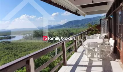 EXCELENTE CASA DUPLEX DE 4 QUARTOS | 450m² | FRONTAL MAR - BARRA DE GUARATIBA
