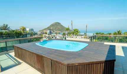ESPETACULAR COBERTURA DE 3 QUARTOS SENDO 1 SUÍTE | VISTA MAR | 456M² | RECREIO