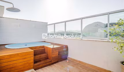 RECREIO: LINDA COBERTURA À VENDA | 160m² | 3 QTS | 2 SUÍTES | 2 VAGAS | LAZER TOTAL