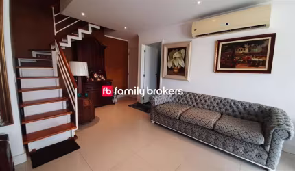 MÁXIMO RESORT: COBERTURA DUPLEX NO RECREIO DE 194M² | SOL DA MANHÃ E 3 QUARTOS