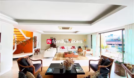 JARDIM OCEÂNICO: EXCELENTE COBERTURA COM 4 SUÍTES | 408m² | 5 VAGAS | SOL DA MANHÃ