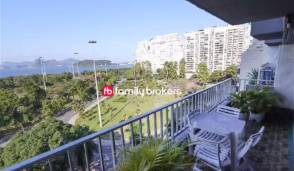 PRAIA DO FLAMENGO:  APARTAMENTO DE 4 QUARTOS | 200M² | VISTA MAR | 3 VAGAS