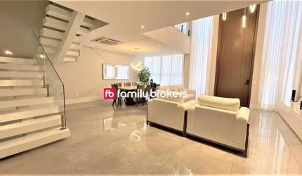 RIVIERA DEL SOL: MAGNIFÍCA CASA CONTEMPORÂNEA DE 5 SUITES | 500 m² | 4 VAGAS | RECREIO