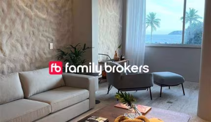 IPANEMA: APARTAMENTO MOBILIADO DE 141m² E 3 SUÍTES À VENDA NA AV. VIEIRA SOUTO