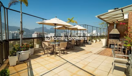 PENÍNSULA: COBERTURA DUPLEX DE 457m² E 5 QUARTOS À VENDA NA BARRA DA TIJUCA