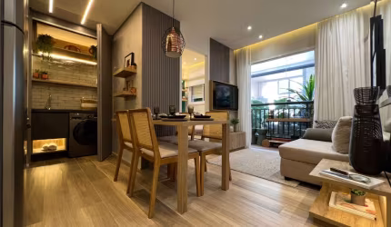 Apartamento para venda de 40 m² com dois quartos, um banheiro e varanda em Perdizes - São Paulo - SP