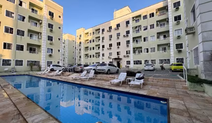 Costa Atlântica Condomínio Clube, Apartamento 46m2, 2 quartos, Nascente, Manoel Dias Branco, Fortaleza/CE