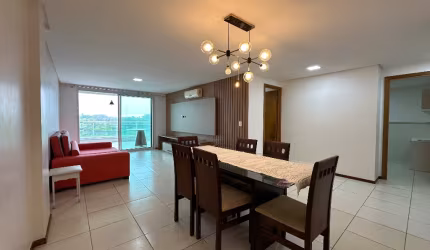 Catu Lake  Residence - Apartamento com 114m2, 3 suítes, Varanda, vista para a Lagoa.