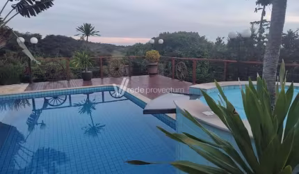 Chácara / sítio com 5 quartos à venda na Estrada do Jequitibá, 4, Condomínio Cisalpina Park, Valinhos, 580 m2 por R$ 2.000.000