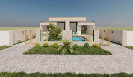 Casa para Venda em Guaratuba, Balneário Eliana, 3 dormitórios, 1 suíte, 1 banheiro, 2 vagas